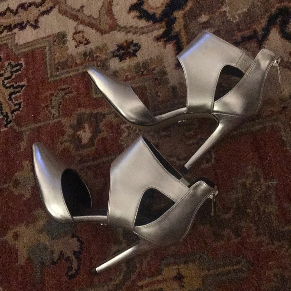 Silver heels